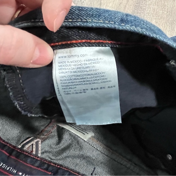 Tommy Hilfiger Dark Wash Straight Leg Jeans Men's 29/30 - Picture 8 of 9